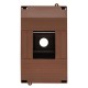 Бокс пластиковый навесной КМПН 1/4 темное дерево индивидуальный штрих-код (ВхШхГ) 135х71х58 IP20 PROxima  pbm40-n-4-dark  EKF