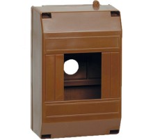 Бокс пластиковый навесной КМПН 1/4 темное дерево индивидуальный штрих-код (ВхШхГ) 135х71х58 IP20 PROxima  pbm40-n-4-dark  EKF