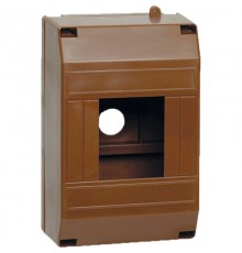 Бокс пластиковый навесной КМПН 1/4 темное дерево индивидуальный штрих-код (ВхШхГ) 135х71х58 IP20 PROxima  pbm40-n-4-dark  EKF