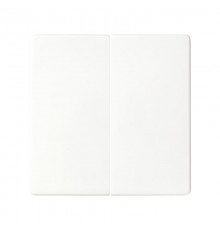Simon 82 Клавиши (2 шт) для двухклавишного выключателя (проходной + кнопочный), S82, S82N, S82 Detail, белый  82026-30  Simon