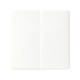 Simon 82 Клавиши (2 шт) для двухклавишного выключателя (проходной + кнопочный), S82, S82N, S82 Detail, белый  82026-30  Simon