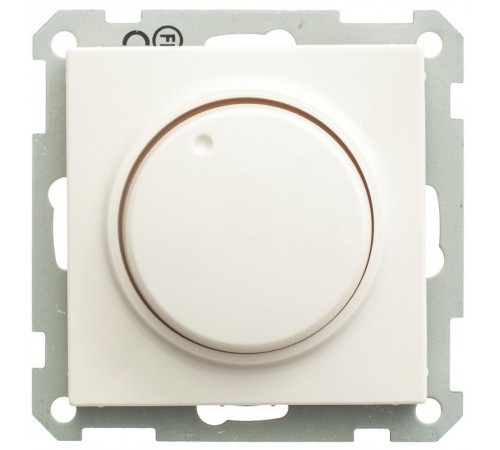 W59 Слоновая кость Светорегулятор (диммер) поворотный 400Вт 230В механизм  SR-5S3-2-86  SE