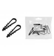 Дюбель-хомут ДХК-18 для круглого кабеля 11-18мм нейлон черный (10шт)  SQ0539-0027  TDM