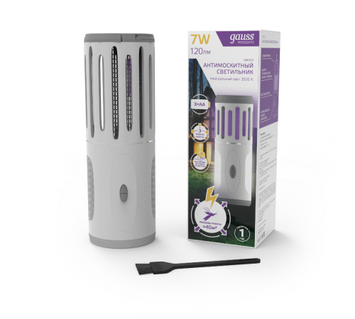 Антимоскитный светильник Mosquito, 7Вт, 3AA, 1/40  GMQ03  Gauss