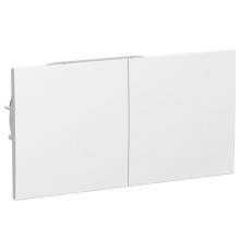 AtlasDesign Лотос Розетка 2-ая с заземлениемсо шторкамисо сдвиж. крышк, 16А, в сборе  ATN001328  SE