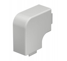 Крышка плоского угла кабельного канала WDK 40x60 мм (ПВХ,светло-серый) (WDK HF40060LGR)  6183344  OBO Bettermann