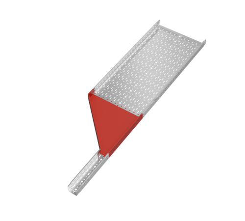 Переходник левый 80х100-600 мм "ПЛЮС" HD  PDplus80-100-600-L HD   КМ-профиль