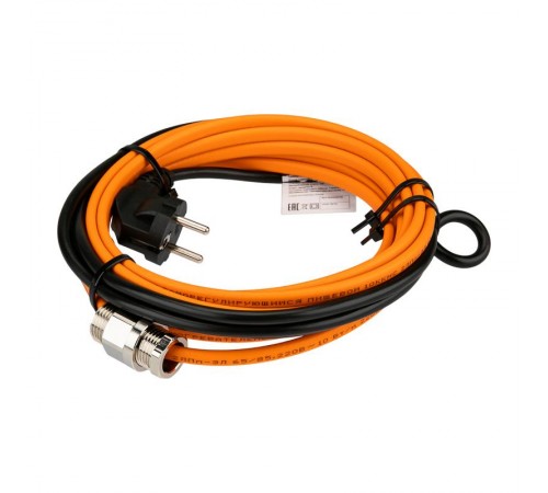 Кабель греющий саморегулирующийся 10 ККНС 2ЛПп-ЭЛ 65/85, в трубу, 4м/40Вт  51-0602-4  PROconnect