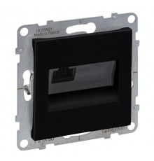 SUNO Информационная розетка одиночная RJ45 Кат.5е UTP. Цвет "Антрацит"  721450  Legrand