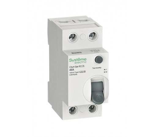City9 Set ВДТ 40А 2P 100мА A-S 230В  C9R76240  SE
