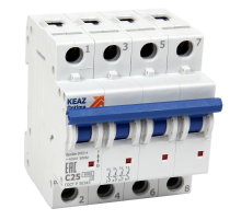 Выключатель автоматический четырехполюсный OptiDin BM63-4M63-УХЛ3  294839  КЭАЗ