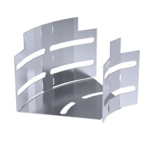 Угол горизонтальный изменяемый 0-45 градусов Стандарт INOX (AISI 316) 100х80  PR16.3615  Промрукав