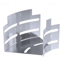 Угол горизонтальный изменяемый 0-45 градусов Стандарт INOX (AISI 316) 100х80  PR16.3615  Промрукав