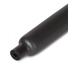 Трубка термоусадочная клеевая ТТК-(3:1)-12/4 черная (в бухте)  89692  КВТ