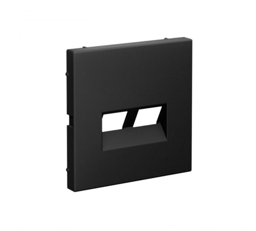 ArtGallery Карбон Накладка двойная для информационных функций типа Keystone  GAL001090  SE