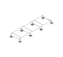 Опорная конструкция для установки оборудования TECHNORAPTOR STEELFOOT 5000х1500  KM-TR-STF-SSEI-5000-1500  КМ - профиль