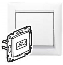 Valena Белый Розетка комп(RJ45) 2-ая 6 кат UTP  774247  Legrand