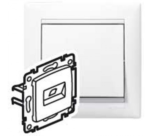 Valena Белый Розетка комп(RJ45) 2-ая 6 кат UTP  774247  Legrand