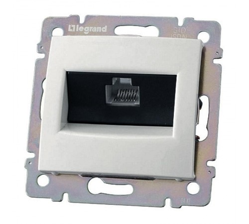 Valena Белый Розетка комп(RJ45) 1-ая 6 кат UTP  774246  Legrand