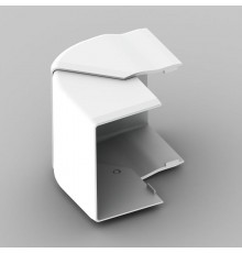 Угол внешний на 90 гр. LH 60X40 8656 (HB) (Цвет Белый)  8656_HB  Kopos