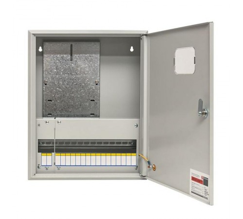 Щит учетно-распределительный навесной ЩРУН 3/18 с окном (ВхШхГ) 500х400х160мм IP31 PROxima  mb23-3/18  EKF