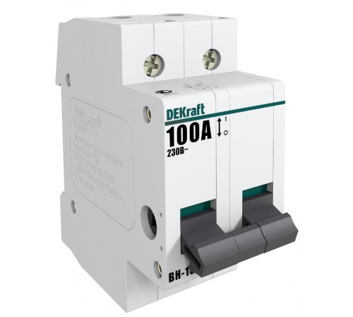 Выключатель нагрузки 2Р 63А ВН-102  17007DEK  DEKraft