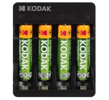 Зарядное устройство для аккумуляторов  USB Overnight charger with 4 x 1100 mAh [K4AA/AAA] (6/48/1008)  Б0056004  Kodak