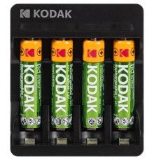 Зарядное устройство для аккумуляторов  USB Overnight charger with 4 x 1100 mAh [K4AA/AAA] (6/48/1008)  Б0056004  Kodak