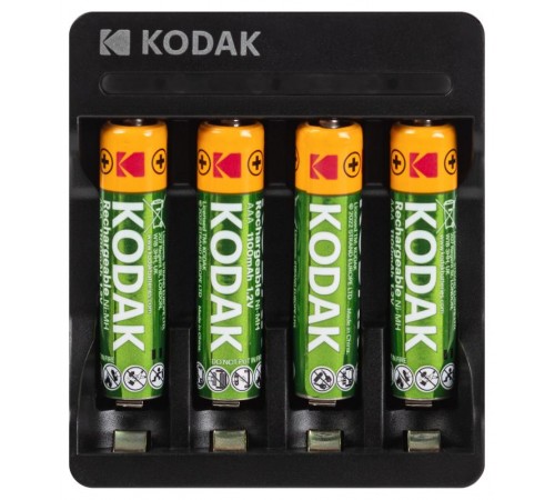 Зарядное устройство для аккумуляторов  USB Overnight charger with 4 x 1100 mAh [K4AA/AAA] (6/48/1008)  Б0056004  Kodak