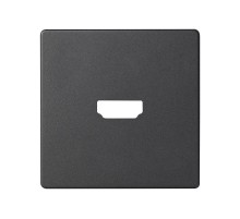 Simon 82 Накладка для коннектора HDMI v 1.4, "мама", S82, S82N, S82 Detail, графит  8201094-038  Simon