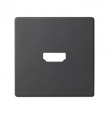 Simon 82 Накладка для коннектора HDMI v 1.4, "мама", S82, S82N, S82 Detail, графит  8201094-038  Simon