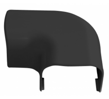 Поворот на 90 град. для РКК-74х55 (черный)  ПВР-74х55-Ч Рувинил