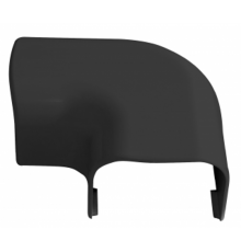 Поворот на 90 град. для РКК-74х55 (черный)  ПВР-74х55-Ч Рувинил