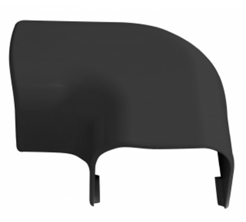 Поворот на 90 град. для РКК-74х55 (черный)  ПВР-74х55-Ч Рувинил