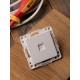 Стокгольм Механизм Розетки RJ-45 1-местной белый PROxima  EYK01-035-10  EKF