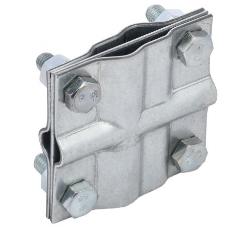 Зажим заземл. крест. пол./прут.-пол./прут. оц. сталь  ZGC13-11-1-16-40  IEK