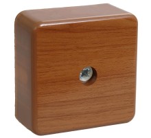 Коробка распределительная КМ для о/п 50х50х20мм дуб  UKO10-050-050-020-K24-E  IEK