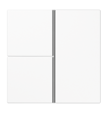 Набор клавиш для сенсорного модуля KNX, тройной, белый  LS403TSAWW  Jung