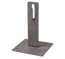 Держатель для плос.кровли для прута 6-10 мм, стал. крюк, осн. 100х100 мм, в. 100 мм, гор. цинк.   SQ2402-3193  TDM