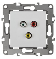Розетка RCA 12-3113-01  ,  белый   Б0027471  ЭРА
