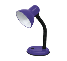 Светильник настольный под лампу СНО-02Ф на основании 60Вт E27 230В ФИОЛЕТОВЫЙ (мягкая упаковка)  4690612012810  IN HOME