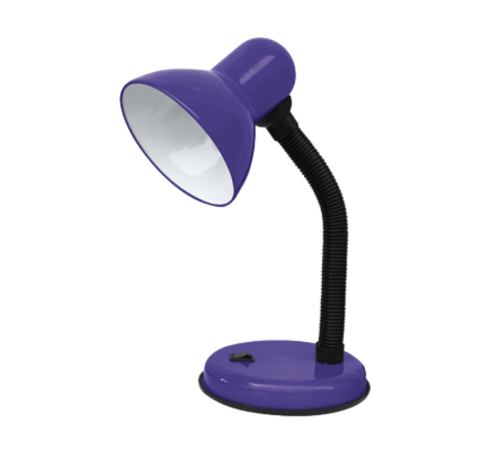 Светильник настольный под лампу СНО-02Ф на основании 60Вт E27 230В ФИОЛЕТОВЫЙ (мягкая упаковка)  4690612012810  IN HOME