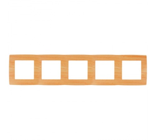 Рамка на 5 постов 12-5005-11  ,  сосна  Б0019150  ЭРА
