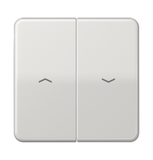 Клавиши для выключателя управления жалюзи 509VU и 539VU; светло-серые  CD595PBFLG  Jung