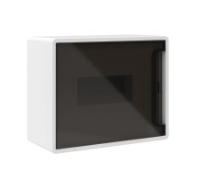 Щиток 8 мод настенный FRAME, белый, с тонированной дверцей, с 1 шиной PEN на 8 отв.  F08W1WD  DKC