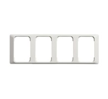 Рамка 4-постовая для DoubleSchuko, 100мм серия Jussi, белая  2524-100   2TKA000825G1  ABB