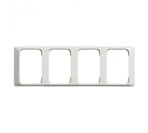 Рамка 4-постовая для DoubleSchuko, 100мм серия Jussi, белая  2524-100   2TKA000825G1  ABB