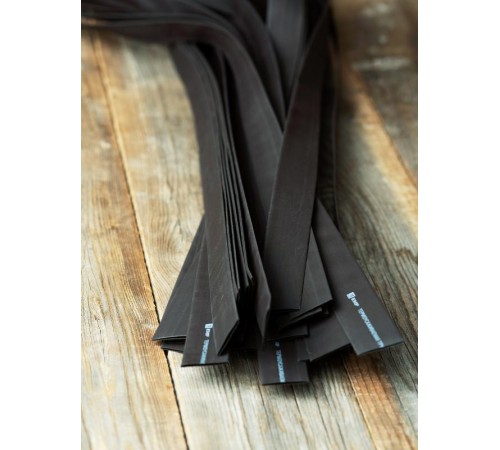 Термоусаживаемая трубка ТУТ нг 18/9 черная в отрезках по 1м PROxima  tut-18-b-1m  EKF