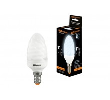 Лампа энергосберегающая КЛЛ 11Вт E14 840 cвеча витая СT (mini)  SQ0323-0139  TDM