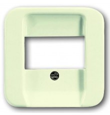 Плата центральная (накладка) для розеток громкоговорителя 0247, 0248, серия Busch-Duro 2000 SI, цвет сл. кость  1724-0-4329   2CKA001724A4329  ABB